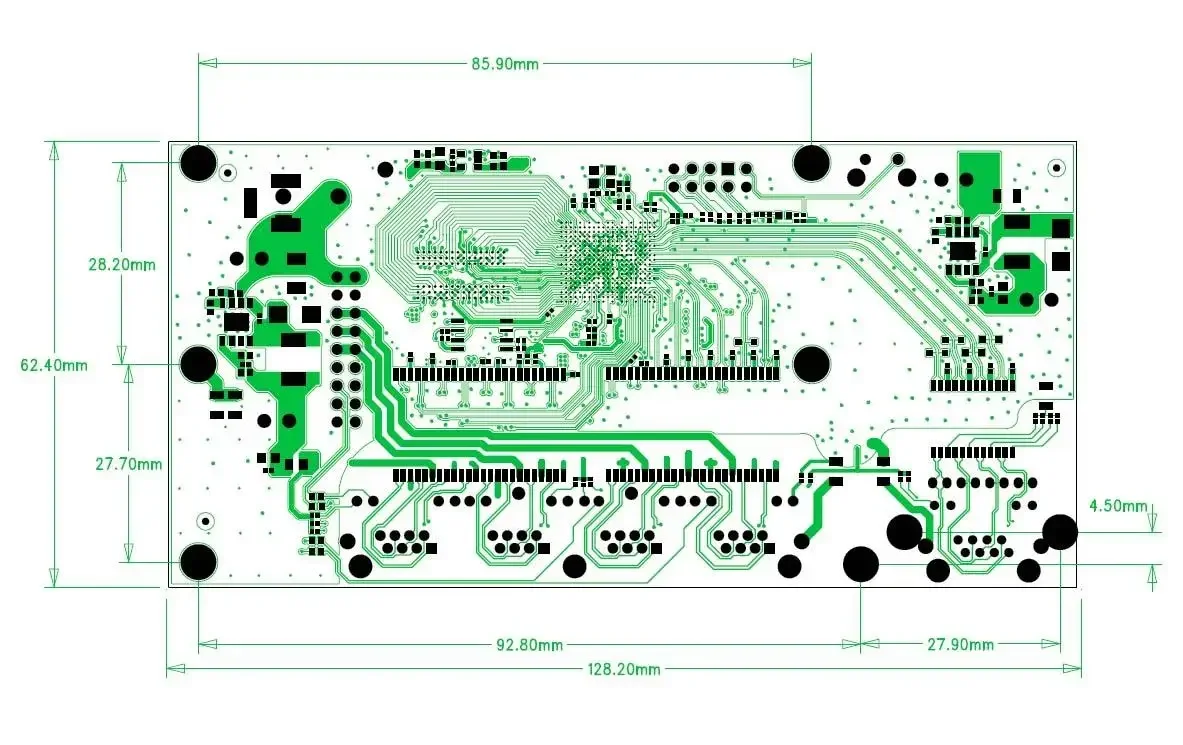 5 พอร์ต 10/100/1000Mbps 4 พอร์ต 802.3at/af POE 48V 30W 1 พอร์ต 1000M uplink ethenet router โมดูล pcb.อินพุต 9V-60V