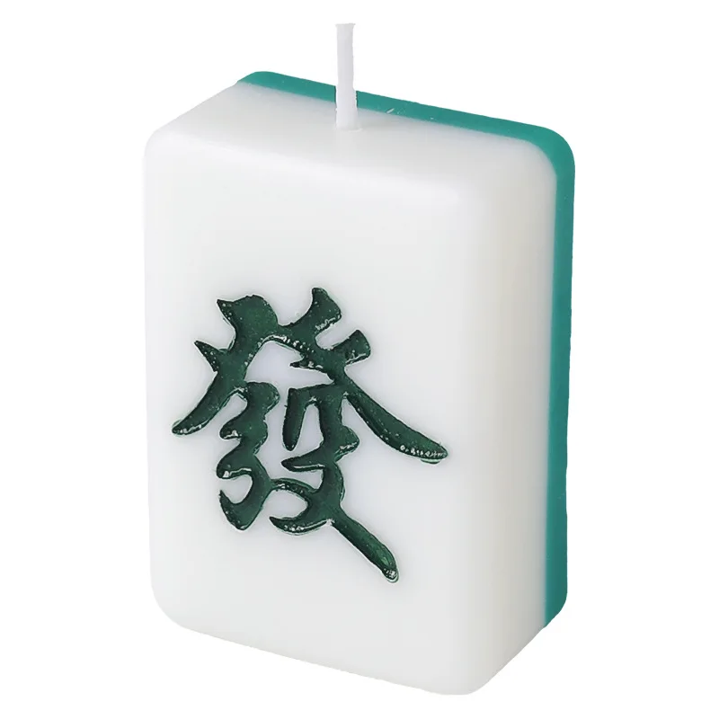 Mahjong Scented Candle Candle Birthday Fortune Fragrance Gift Gift Fragrance Styling Wax