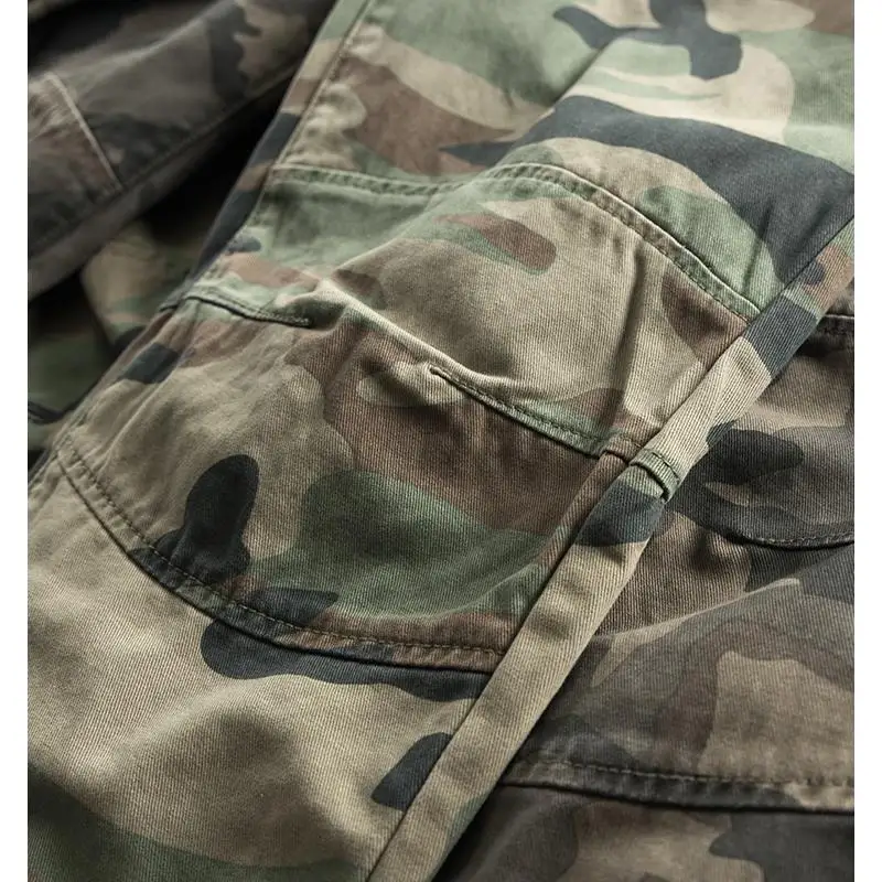 

Мужские рабочие брюки карго из хлопка, камуфляжные, летние, свободного кроя, прочные, для стройплощадки, авторемонта, сварки