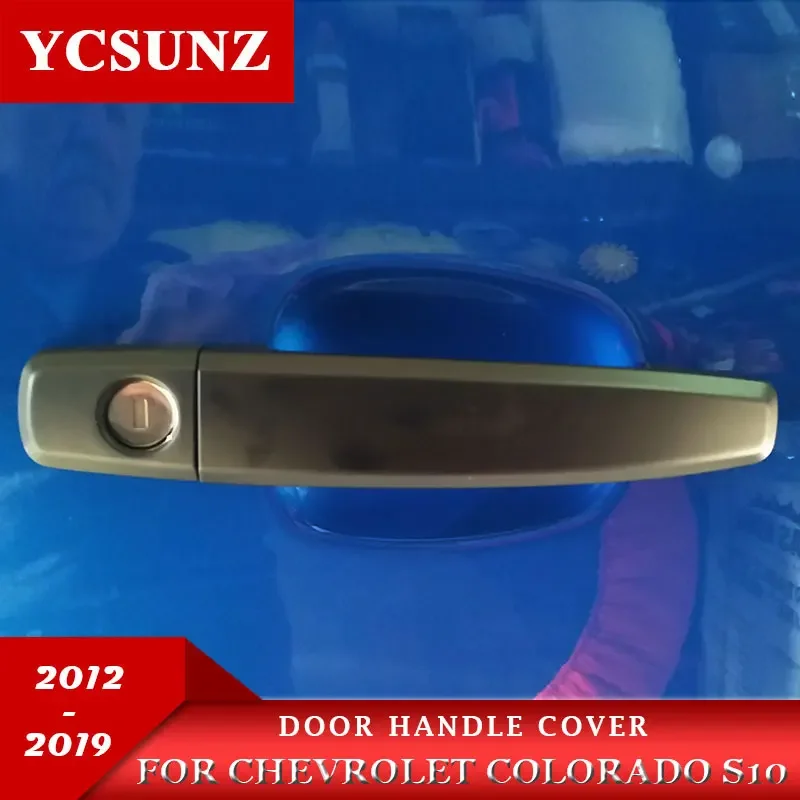 Black Door Handle Cover For Chevrolet Holden Colorado TrailBlazer 2012 2013 2014 2015 2016 2017 2018 2019 2020 Car Accessories