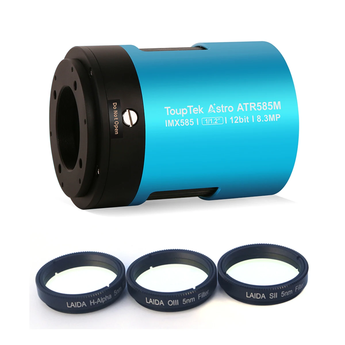

ToupTek IMX585 Mono Cooled Camera USB3.0 Low-Noise Performance Design for Advanced DSO Imaging+ LAIDA1.25inch 5nm SHO Filter Kit