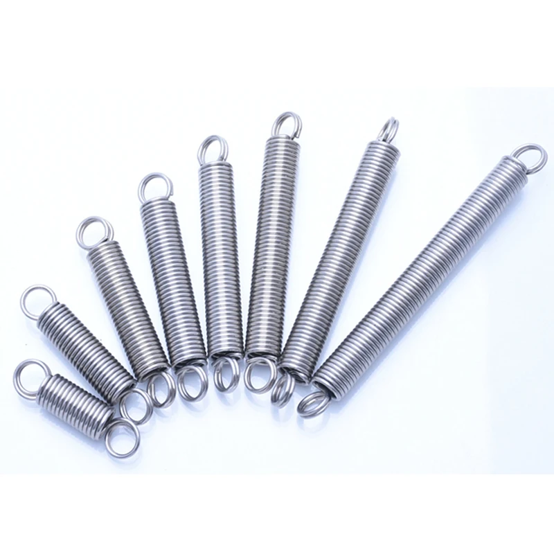 

Wire diameter 0.8/1mm 304 stainless steel tension spring tension spring tension spring