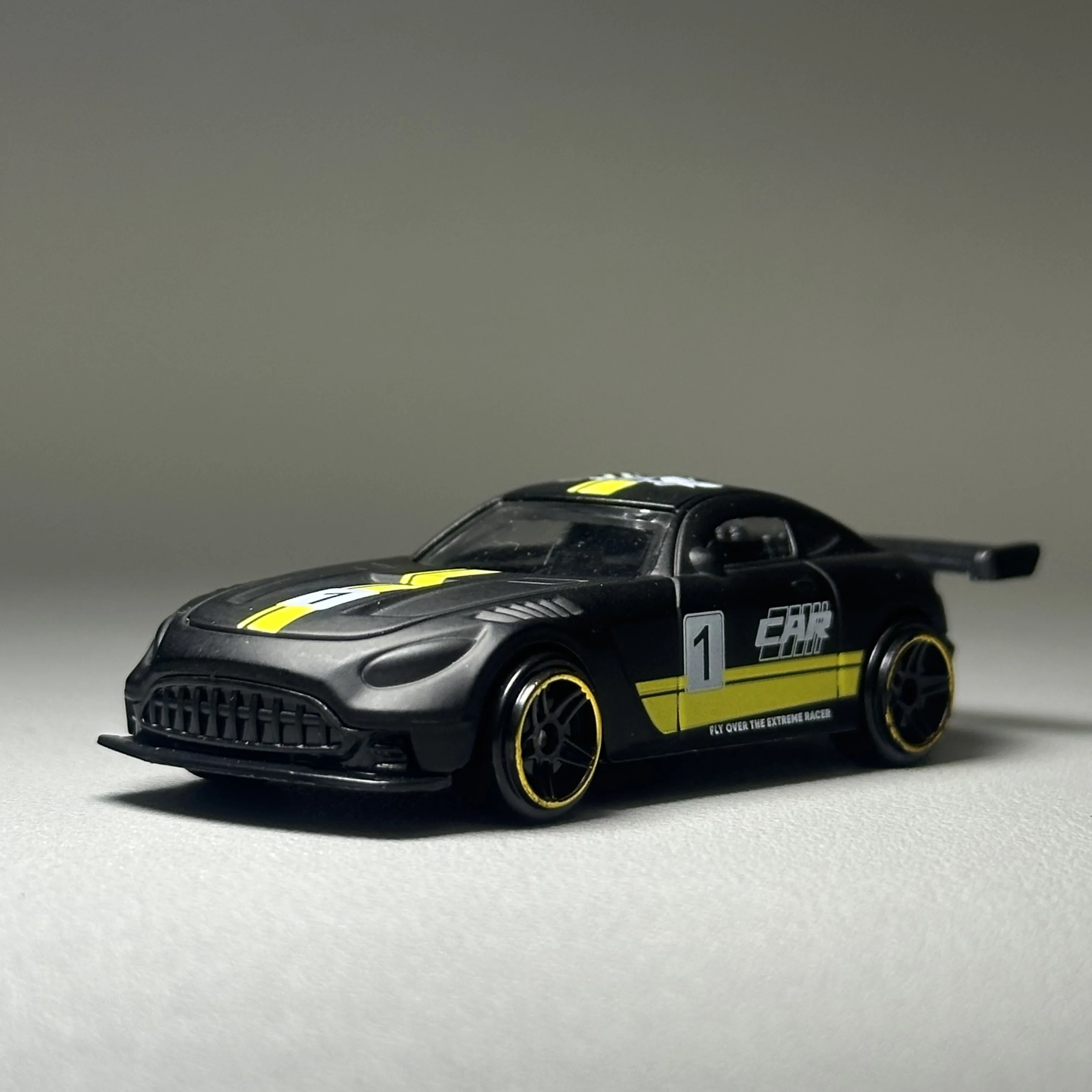 Modèle de voiture en alliage moulé sous pression AMG GT, mini supercar de course à l'échelle 1/64, jouet, ornement de présentation sur bureau, véhicule de collection, cadeau pour garçon
