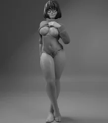 Full Height 80mm Scale 1/24 Art Anime Figure Resin Figure Model Kit Cute Girl Unassembled and Unpainted GK Hand Toy