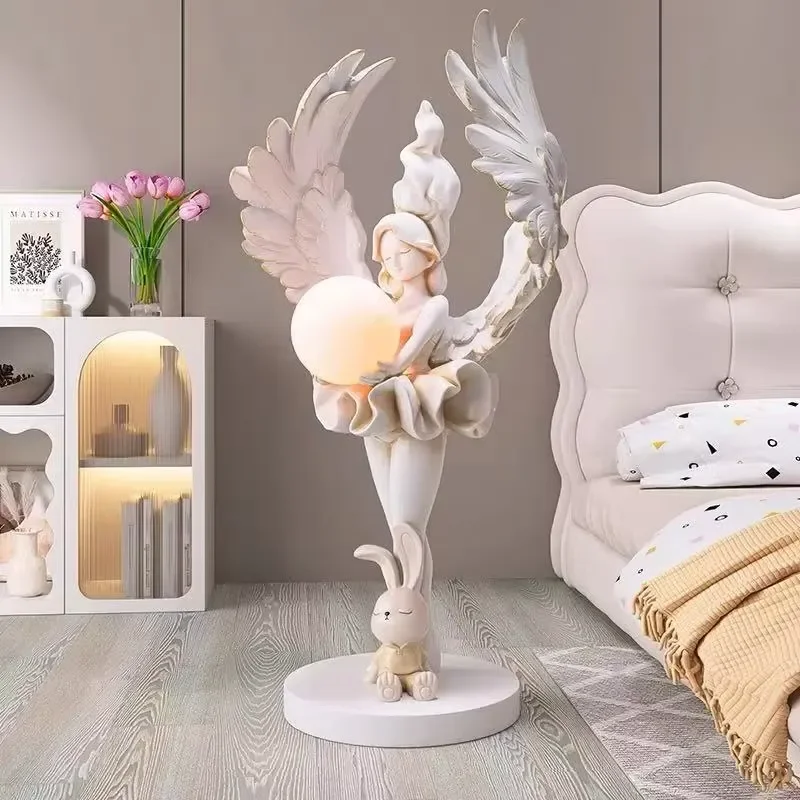 French Retro 120x60cm Floor Standing Ornament for Living Room TV Cabinet Sofa Side Home Decor Light Housewarming Gift