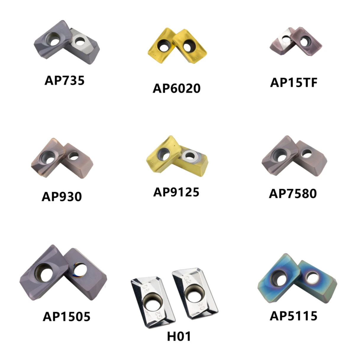 KaKarot-شفرة كربيد APMT1135 APMT1604 ، APMT1135PDER APMT1604PDER ، تستخدم لمشبك الطحن BAP300R