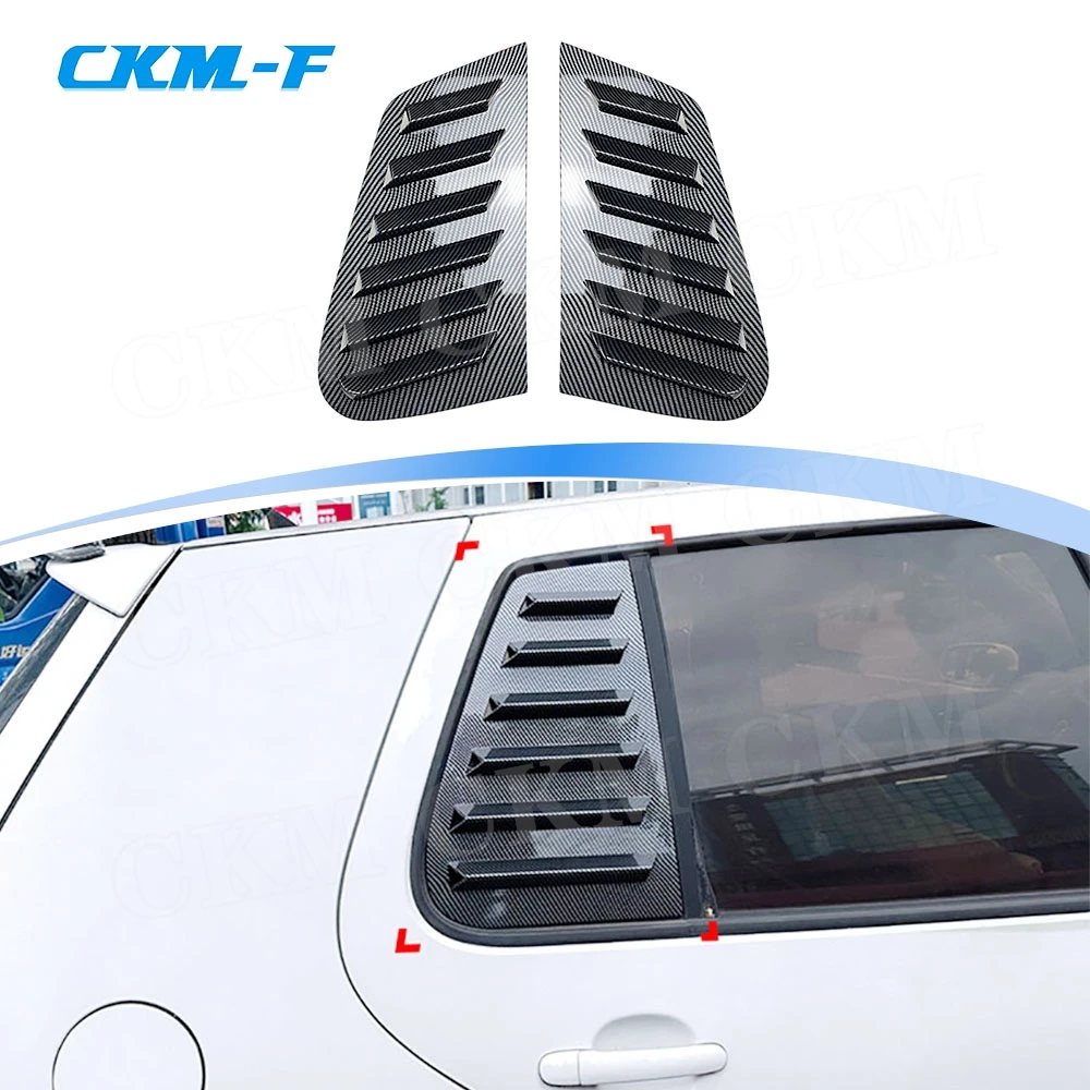 

Rear Window Decoration ABS Accessories for Volkswagen Golf 4 MK4 1997-2006 Rear Window Louvers Shutters Blinds Cover Trim