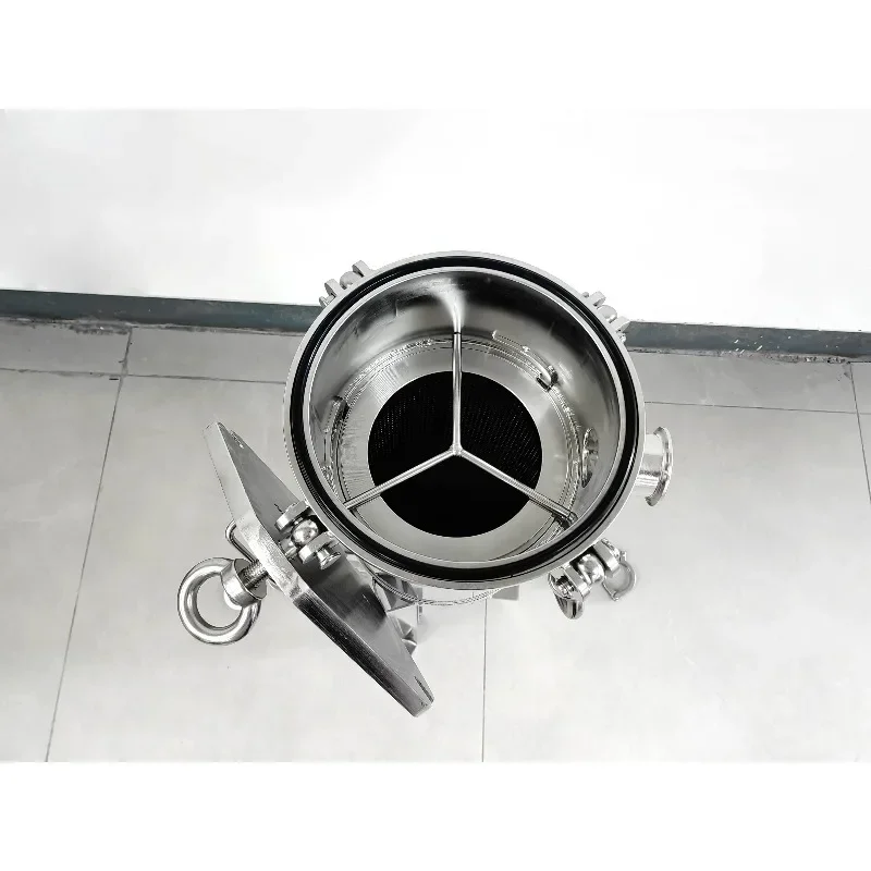 【سعر المصنع】فلتر كيس واحد من الفولاذ المقاوم للصدأ ذو معدل تدفق عالي لنظام التبريد الصناعي #3