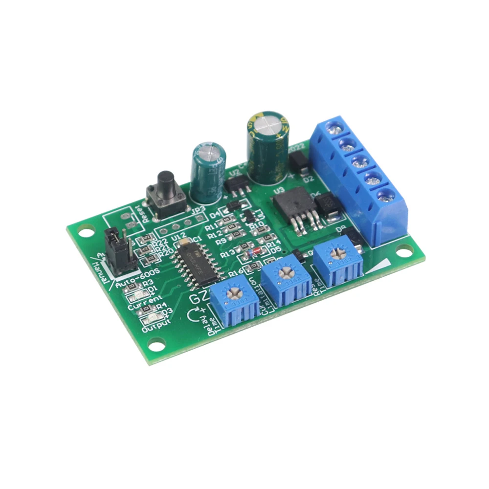 

6V 12V 24V DC Motor Overcurrent Protector Module with Alarm Output Overload Current/Sensitivity Automatic Reset Time Adjustable