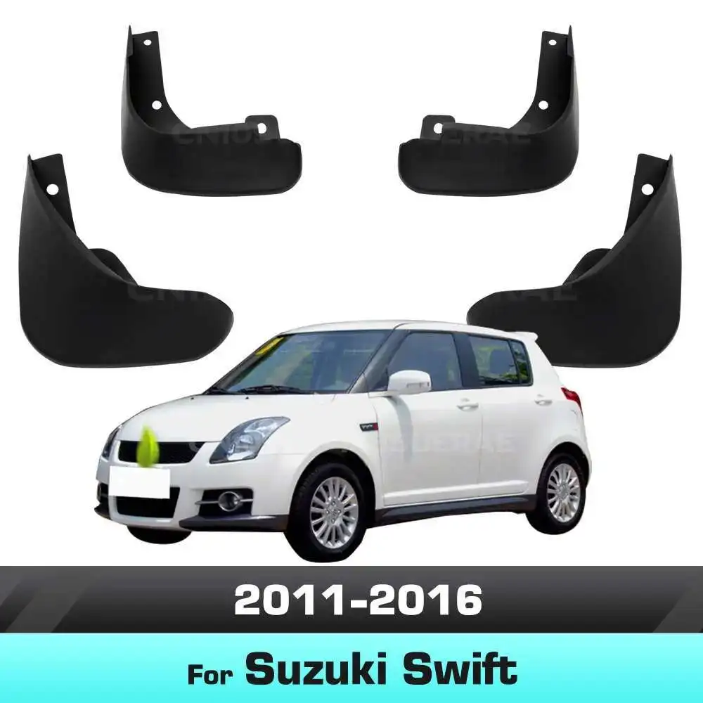 

Front Rear Mud Flaps For Suzuki Swift 2011 -2016 2012 2013 Fender Splash Guards Mudguards Car Accessories