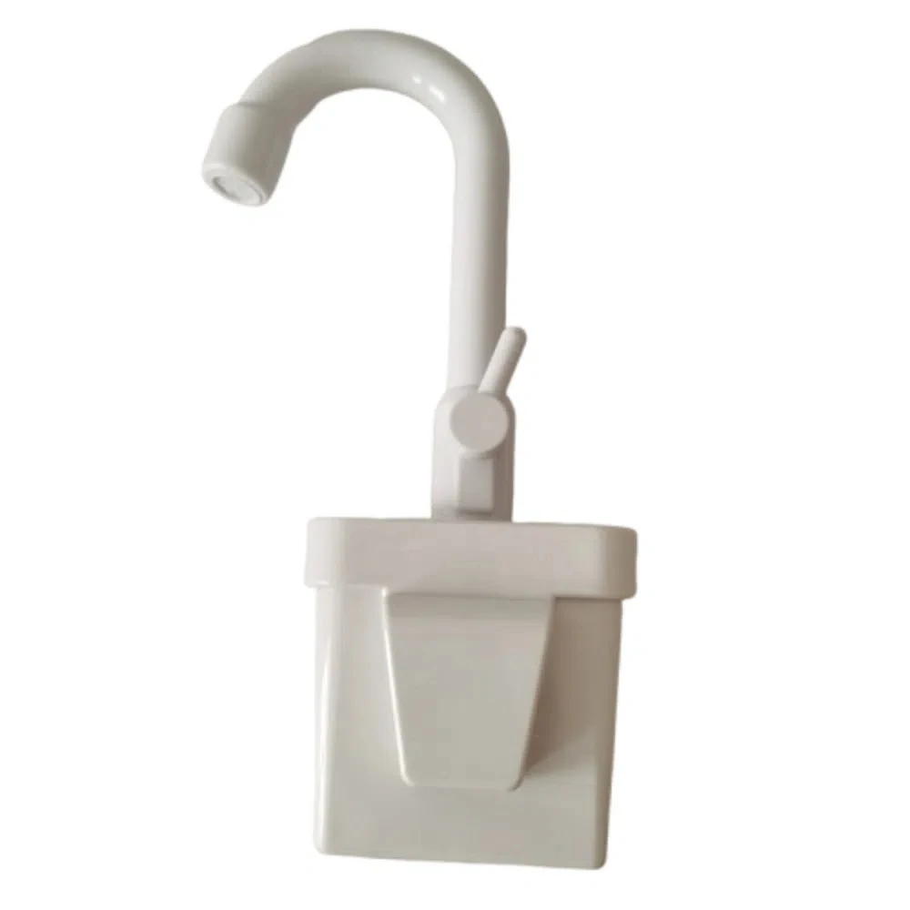 Stoviglie Lavello da cucina a foro singolo Giocattolo Rubinetto di simulazione girevole Giocattolo di ricambio Regalo Rubinetto per lavello in plastica Rubinetto da gioco per bambini