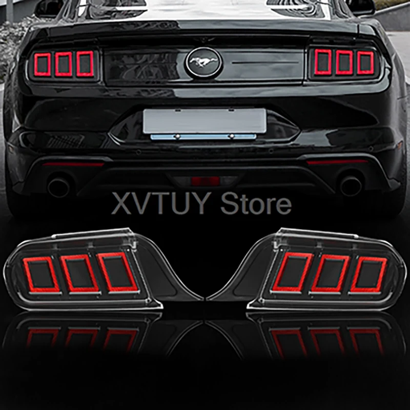 

LED Taillight Car Stop Brake Light Tail Rear Lamp Assembly Car Accessories 2 Pcs/Set Driving Lights For Ford Mustang 2015-2022