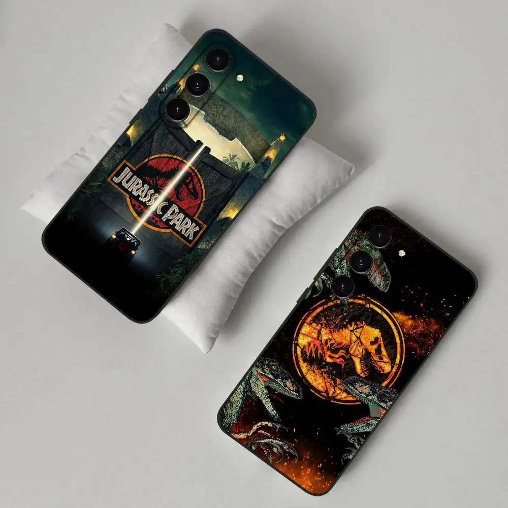 J-Jurassic P-Park Dinosaur Phone Case For Samsung Galaxy S21 S22 S23 S24ULTRA S25ULTRA FE Ultra Plus5G A52S S26 Soft Cover