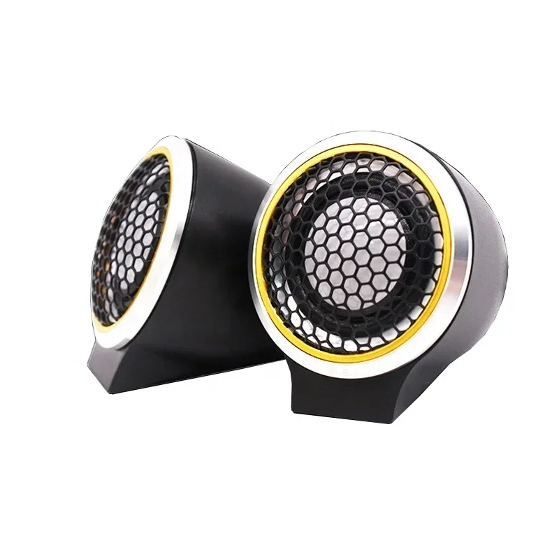 2PCS 50mm 12V 92DB 6W Car voice coil Ceramic membrane film speaker dome tweeter Horn