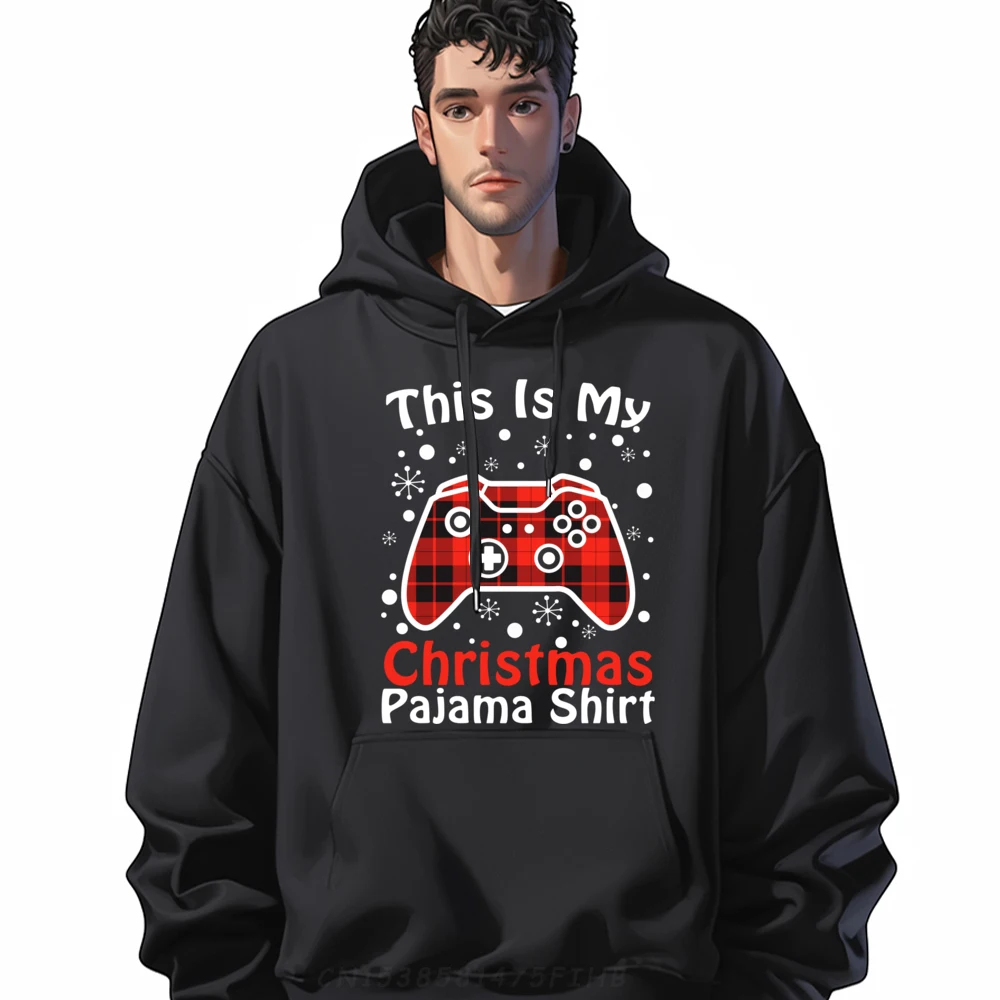 

This Is My Pajama Gamer Funny Christmas Video Gaming Harajuku Men's Clothing Christmas Sweater