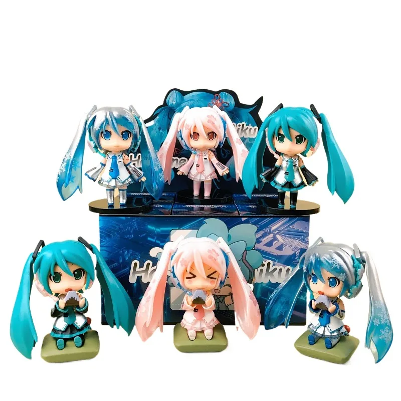 初音ミク-ブラインドボックス-1-5世代-光るクマ-ライトアップフィギュア｜アニメカーデコ＆ガシャポンおもちゃ-サプライズボックス-マイメロディ