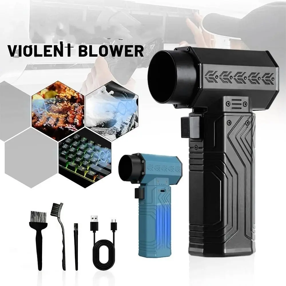 Mini Max.600g Spinta Ventilatore elettrico Velocità del vento regolabile Motore senza spazzole Ventilatore a getto Ventilatore per auto violento