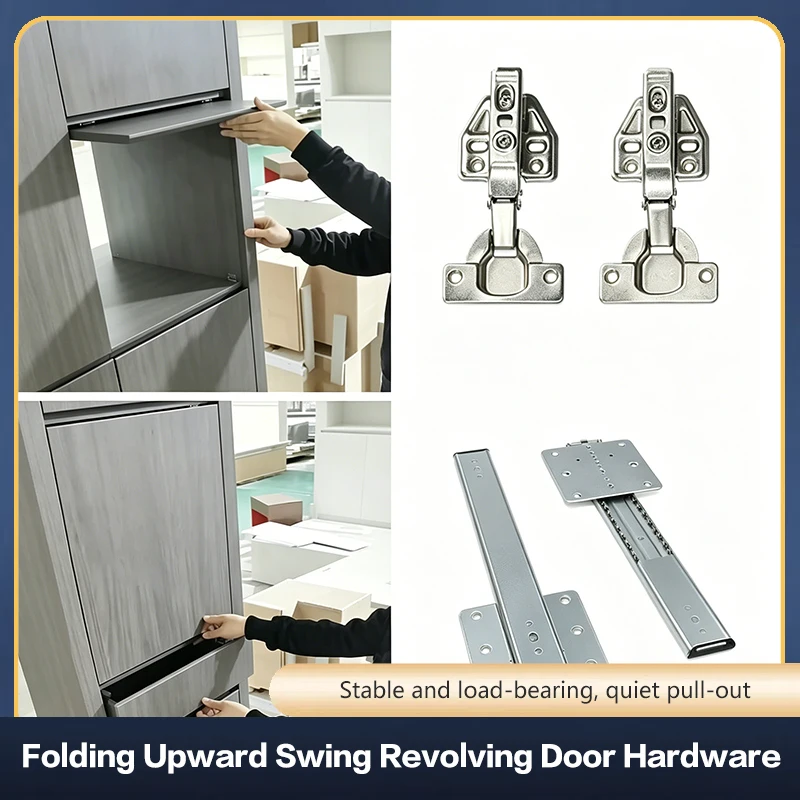 

Overhead Hidden Folding Rotating Door Track Top Mount Insert Sliding Hardware For Cabinet Oven Door And Air Conditioners