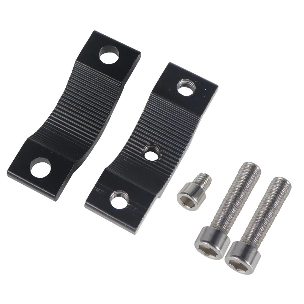 2Pcs Aluminium Fahrrad Motorrad Scheinwerfer Scheinwerfer Halterung Lenker Feste Klemme Halterung Clip M5 M6 Schraube Vorne LED Licht Halter