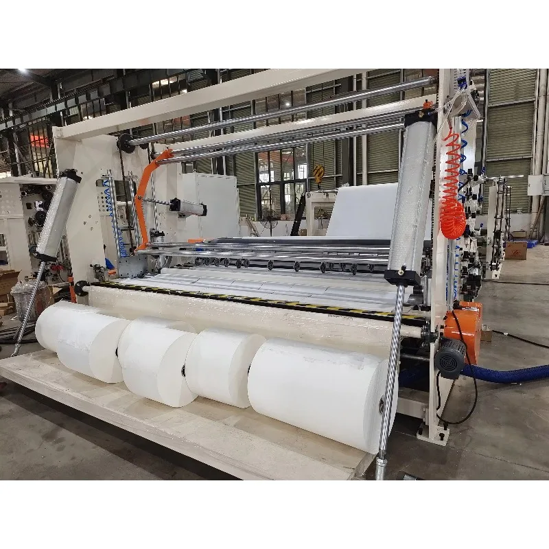 Customized Full Automatic Paper Roll To Sheet Cutting Machine Jumbo Roll Slitting And Rewinding Machine
