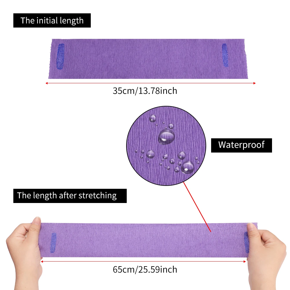 

Растягивающиеся 5 рулонов профессиональной одноразовой бумаги для защиты шеи при стрижке волос, в виде воротника-накидки, для парикмахерских, для обертывания и защиты шеи при стрижке