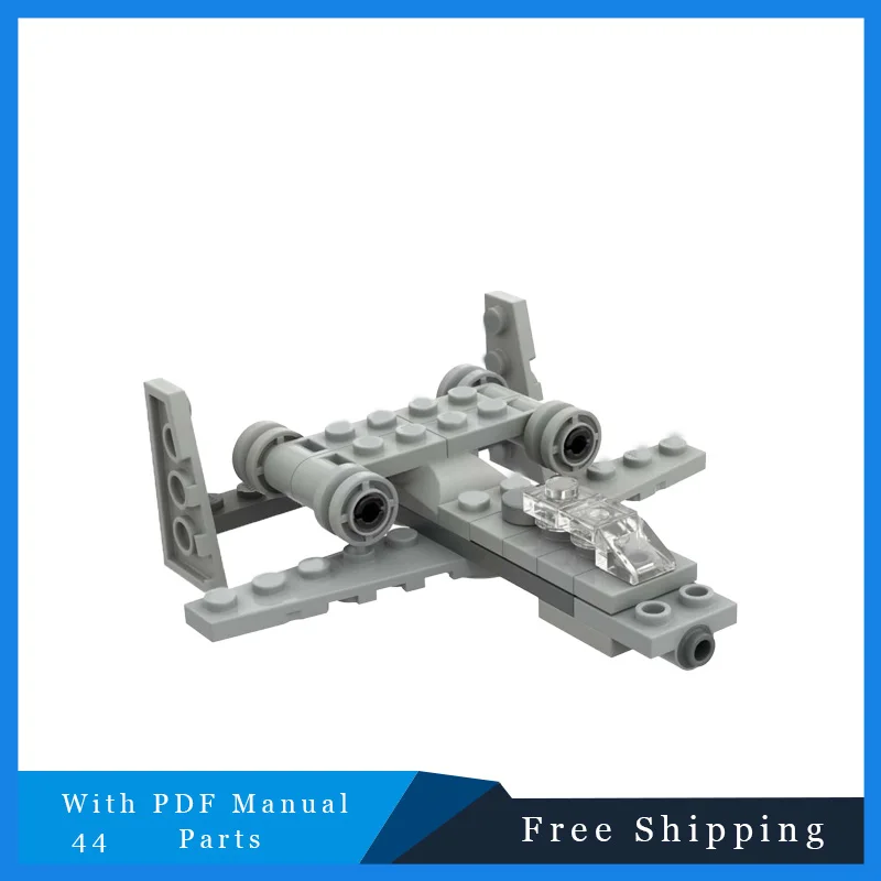 

44 Parts Star Battle Series Battle Creative Spaceship Building Block Model MOC Building Blocks DIY Assembly Toys Festival Gifts