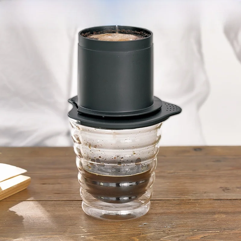 

Портативный фильтр для кофе Hario из нержавеющей стали, ручной кофейный фильтр без бумаги, инструмент для заваривания кофе CFOD