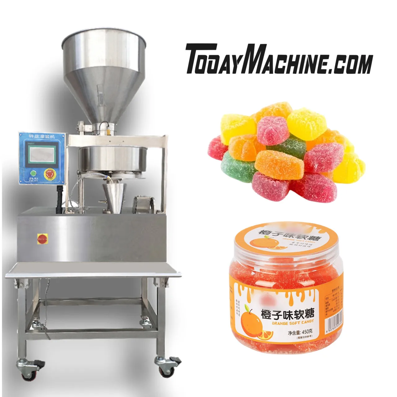 

Volumetric Cup Filling Machine For Rice Sugar Salt Bean Cashew Nut