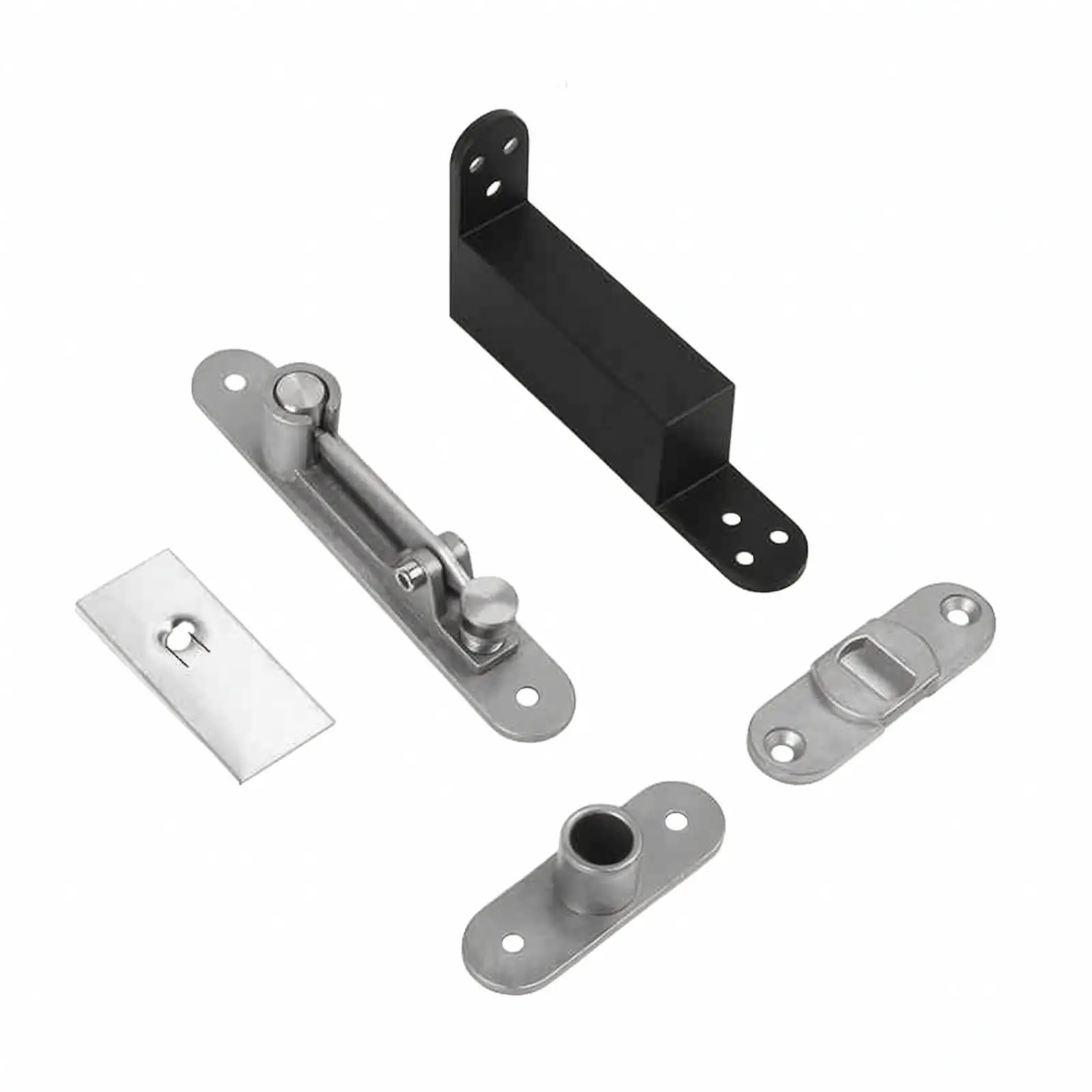 Stainless Steel Door Hinge Concealed Hidden Hardware for Wooden Doors 60kg Capacity Smooth 360 Rotation Quiet Auto Close