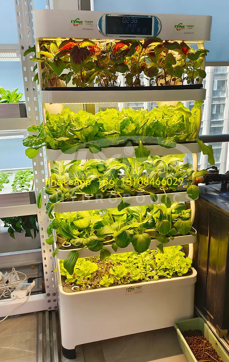 

n Hydroponic Intelligent Vertical Farming Home Hydroponic Growing Systems New Arrival Indoor Smart Garde