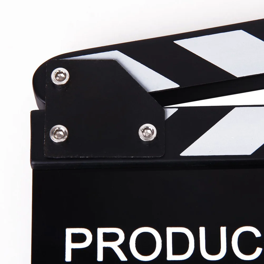 English Version Clapper Board Acrylic Clapperboard for /Film /Movie Clapperboard Movie -stick