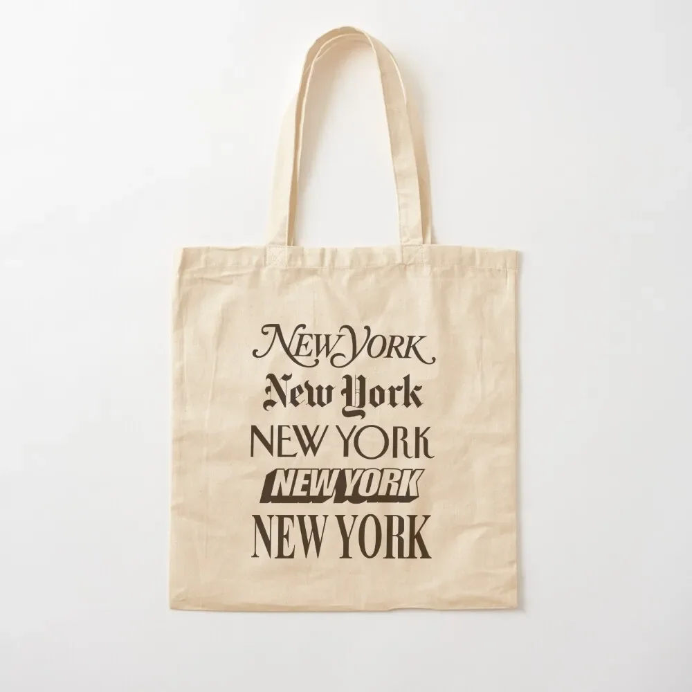 

New York New York Tote Bag Custom bag foldable reusable bag shopper bags bags woman 2025