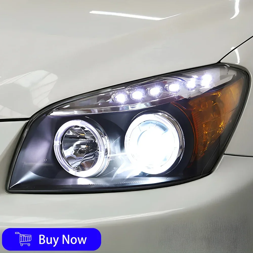 

For Toyota RAV4 2009-2012 Car Front Lamps LED Auto Headlights Assembly Upgrade High Configuration Projector Lens Accessories