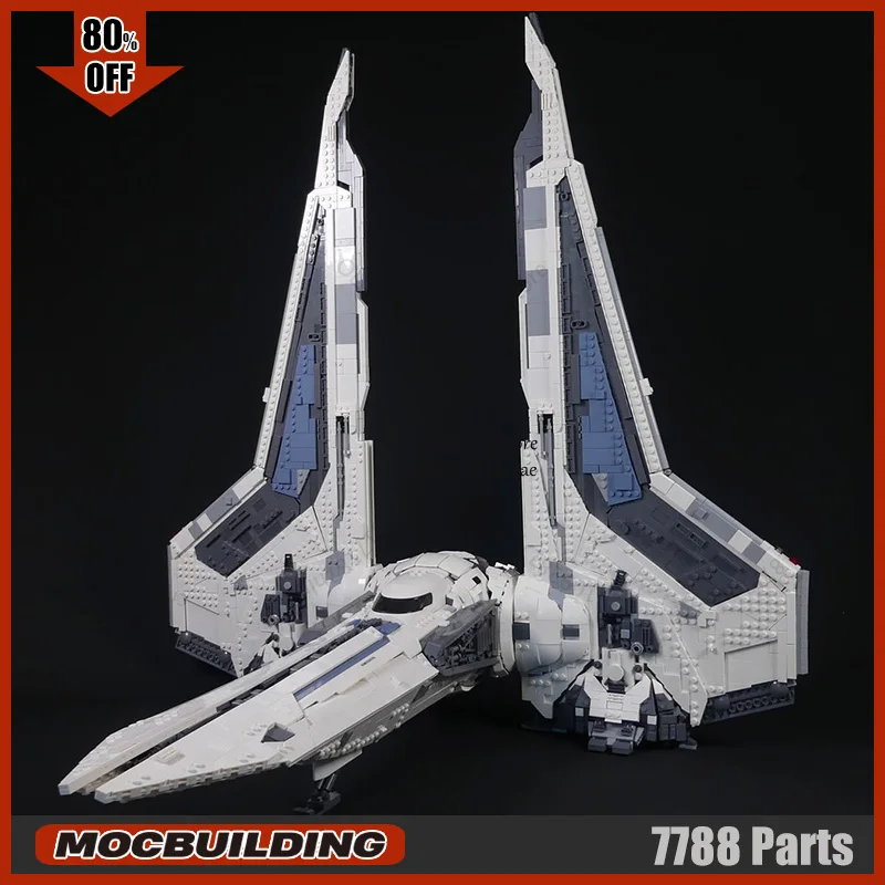 UCCS Gauntlet Starfighter Moc Building Blocks Technology Bricks Spaceship DIY Assembly Display Model Toys Birthday Gifts