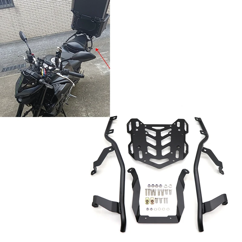 

Motorcycle Tail Case Rear Rack Carrier For Yamaha MT03 MT25 R3 R25 2020-2023 Tailbox Fixer Holder Cargo Bracket Accessories