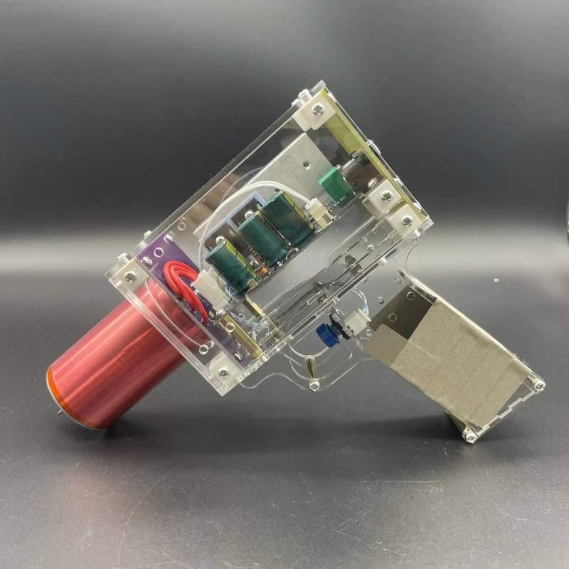Tesla Spule Künstliche Blitz 10/13cm Elektrische Arc Wissenschaftliche Experiment Spielzeug Hohe Spannung Generator Spaß Arc Tragbare Hand-gehalten