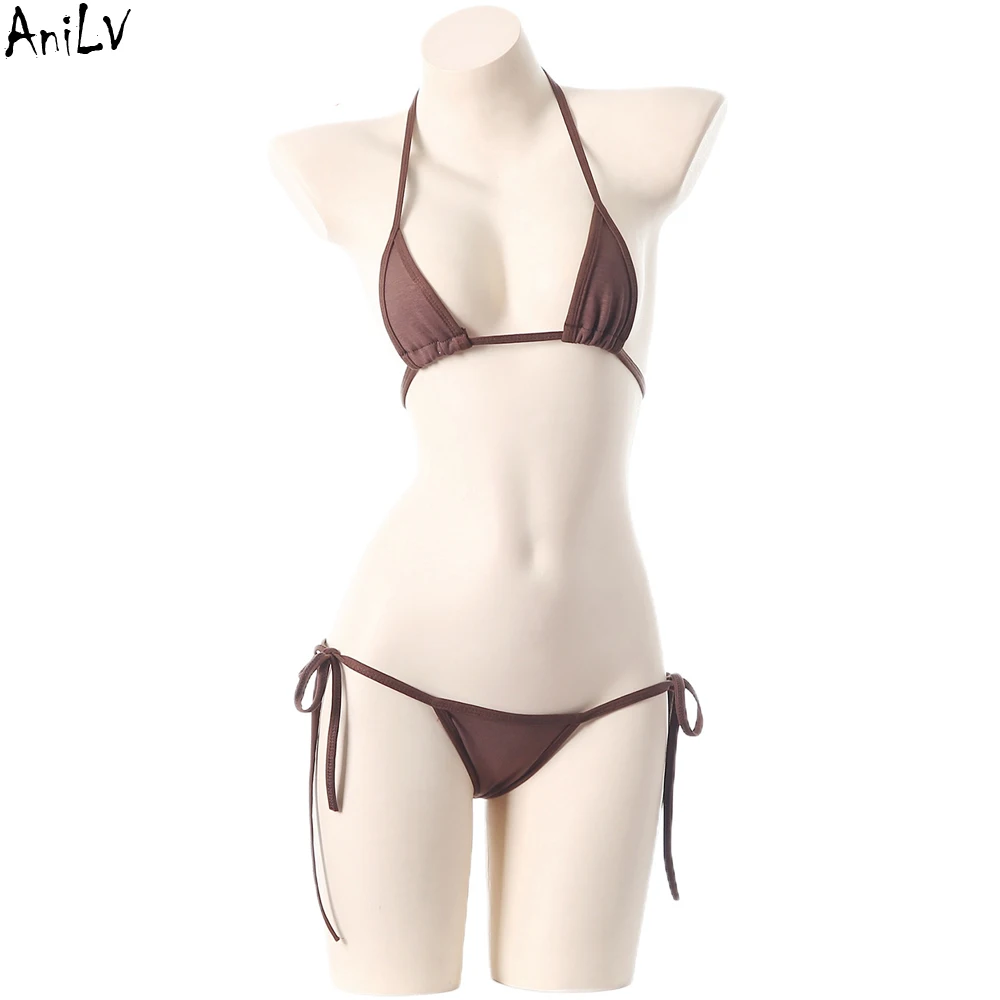 

AniLV Anime Girl Summer Bikini Set Swimsuit Women Underwear Outfit Cosplay Costumes