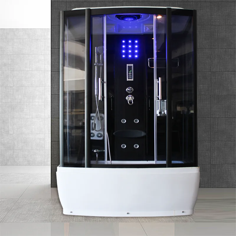 

Shower Room Steam Overall Rectangular Bathroom Tempered Glass Partition Household Sliding Door Toilet Bath Room Bath