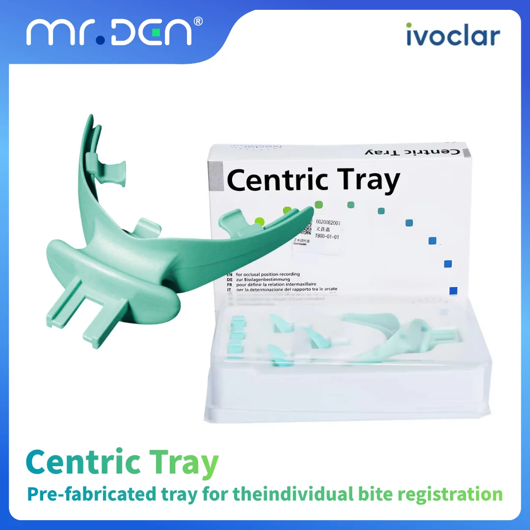 Ivoclar Vivadent Centric Tray 559166BN Universal Individual Bite Registration Occlusal Position Recording Dental Clinic Supplies