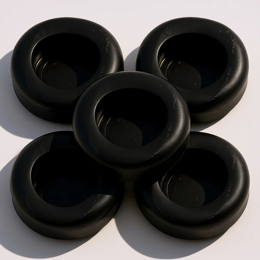 

5Pcs Alto Saxophone Thumb Rest Plastic Buttons Sax Repair Thumb Cushion Pads Hand Instrument Accessories Repair Parts Black
