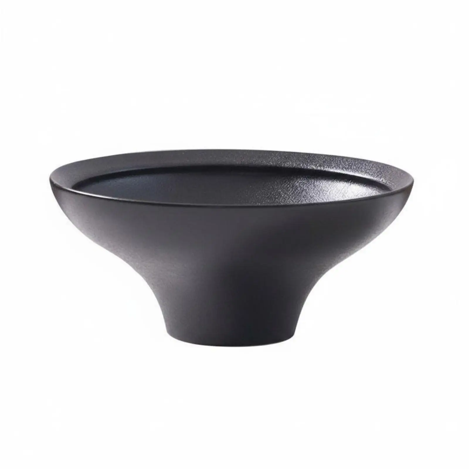 Textured Ceramic Planter Matte Style Soilless Pot Tabletop Flower Bowl for Moss Ball Arrangement