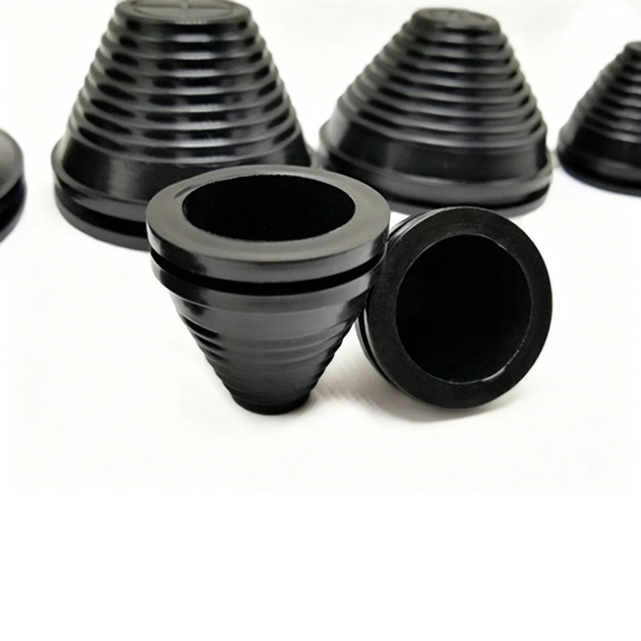1-10pcs Eco-friendly Tower Type Cable Grommets,Cone Rubber Protective Sleeves, Dustproof Sealing Rings for Distribution Cabinets