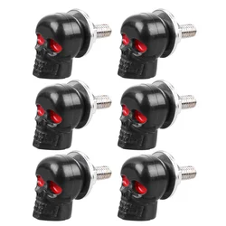 6 PCS Licence Plate Accessories Motorbike Decor License Fasteners Motorcycle Refitting