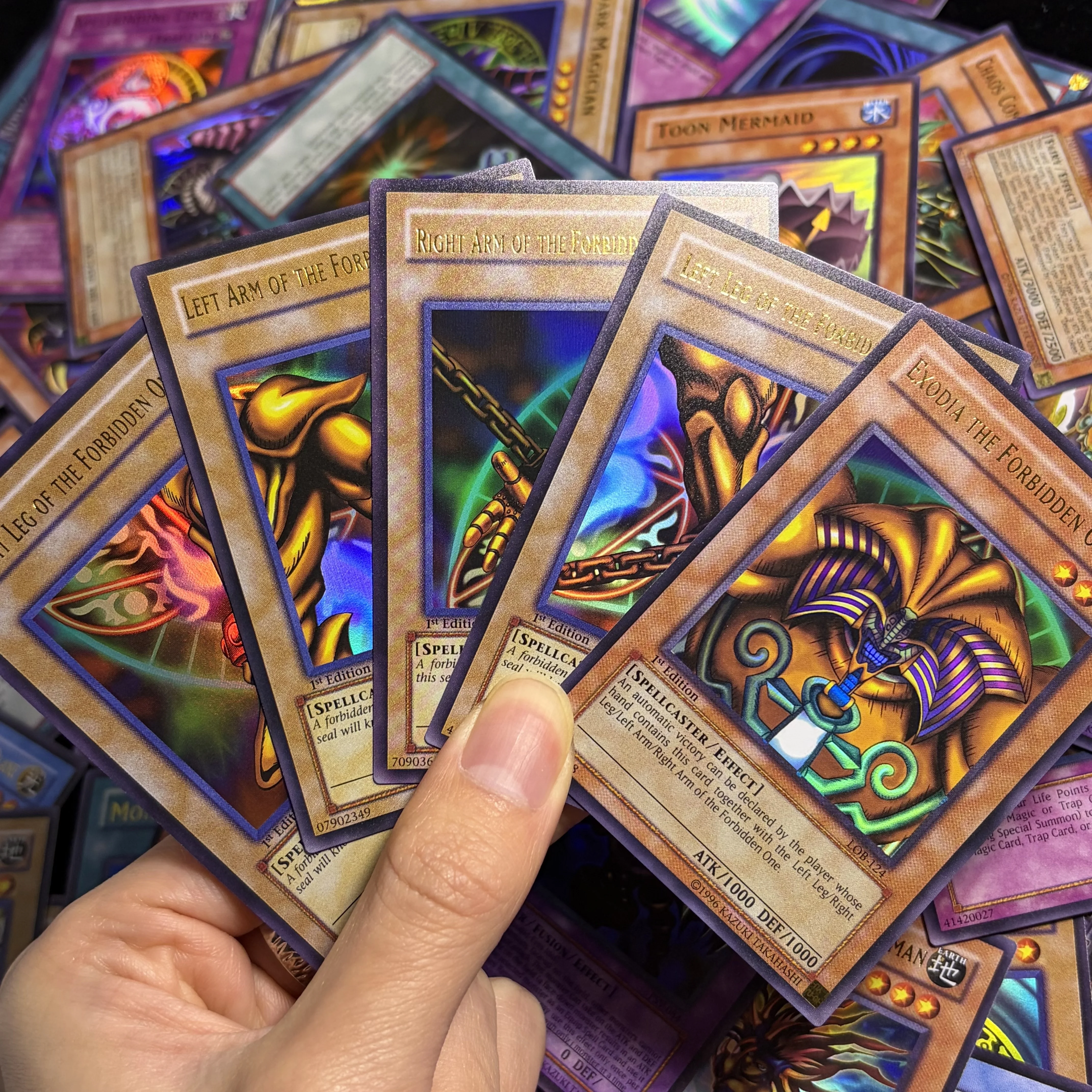 Yu-Gi-Oh Card Exodia the Forbidden One Legend of Blue-Eyes White Dragon/Dark Crisis/Labyrinth Nightmare/Starter Deck Kaiba Proxy
