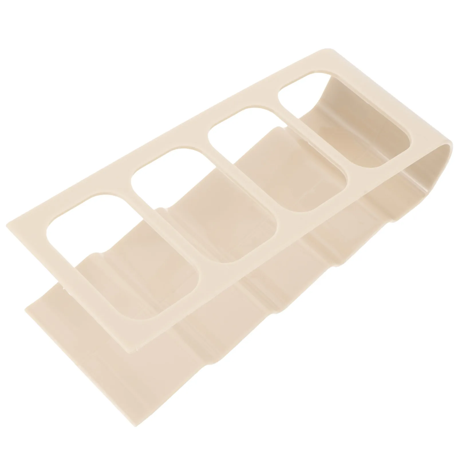 

4 Grid Remote Controller Organizer Storage Rack for Dvd Vcr Holder Stand with Non-Slip Strip Wrinkled Base Portable Small