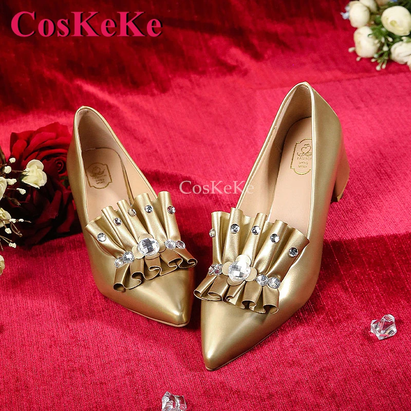 

CosKeKe Bloody Queen/Mary Shoes Cosplay Game Identity V Fashion Universal High Heels Women Daily Wear Role Play Accessories New