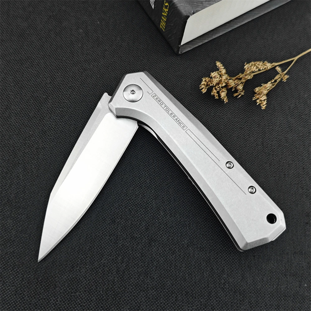 0808 High Hardness Folding Knife, Portable Pocket Knife for Outdoor Camping Hiking and Emergency Rescue Tools