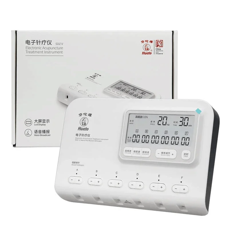 

Electrical Acupuncture Therapy Nerve and muscle stimulator 6 Channel EMS TENS Electroacupuncture Stimulator Massager Pain Relief