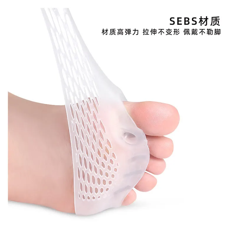 2pcs Silicone Toe Separator Hallux Valgus Corrector Bunion Orthotics Protector Pain Relief Forefoot Pad Socks Foot Care Pedicure