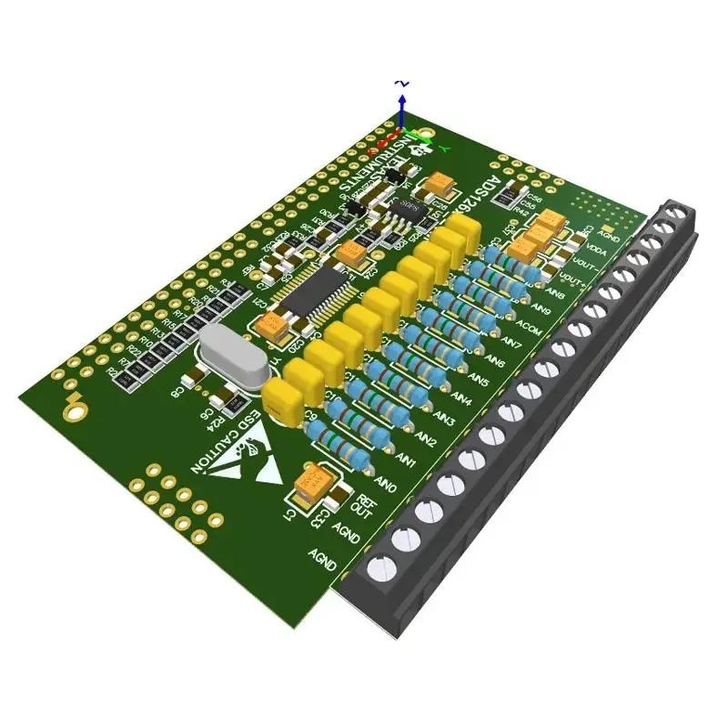 ADS1263 32-bit High-precision ADC Module ADS1262 Thermocouple Strain Gauge PT100 RTD